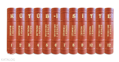 Kütüb-i Sitte - 6 Hadis Kitabının Tercümesi (12 Kitap Takım Termo Deri Lüx Cilt) - 1